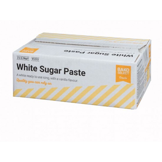 91213 BAKO White Sugar Paste 2x2.5kg