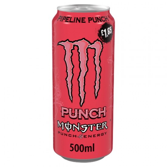 Monster Pipeline Punch 500ml x 12 PMP £1.75 (Can)