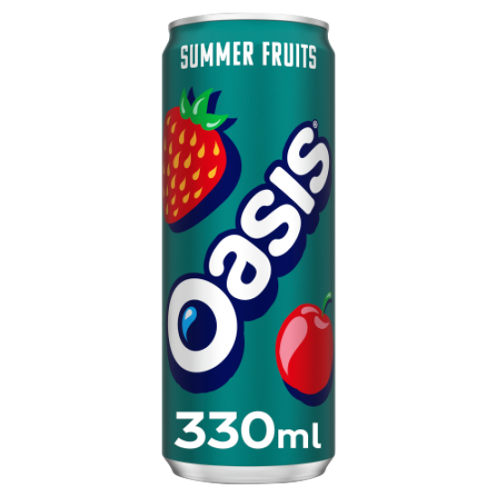 Oasis Summer Fruit Cans 24x330ml
