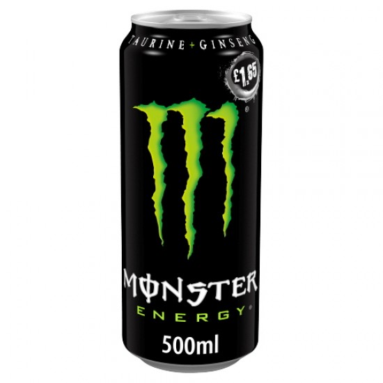 Monster Energy 500ml x 12 PMP £1.75 Can