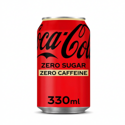 Coca-Cola Zero Sugar Zero Caffeine 330ml x 24 Multipack Tray (Can)