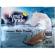 Kings Pride Vannamei P&D Block 26 30 Prawns Net 900gr