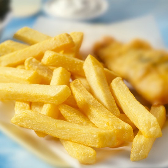 JJ Gourmet Extra Crunchy 3/8  Chips 4x2.27kg