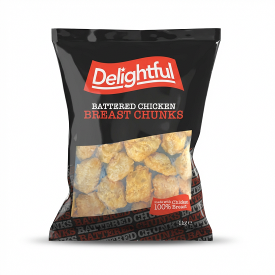 Delightful Battered Chicken Chunks 10x1kg