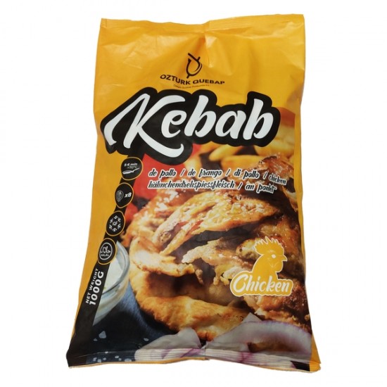 HALAL PRE-COOKED & CUT CHICKEN DONER KEBAB (Bag) 1x1kg