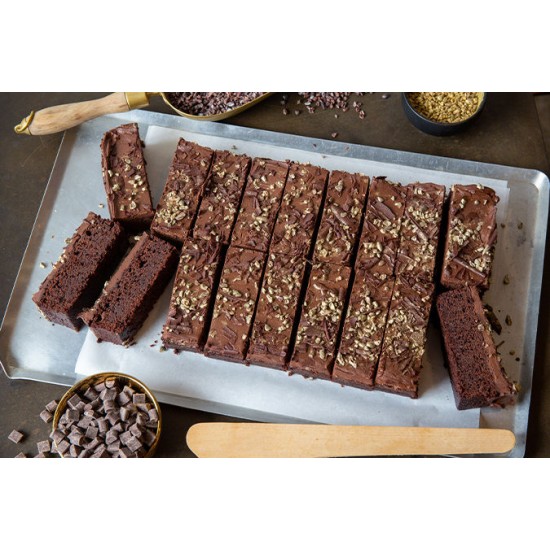 CAKESMITHS DOUBLE CHOCOLATE FUDGE CAKE 1X18PTN
