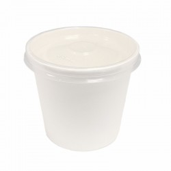 7oz White PE Lined Pot 200ml CSPOT07 1000's