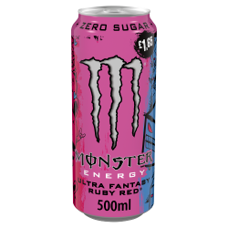 Monster Ultra Fantasy Ruby Red 500ml x 12 PMP £1.65(Can)