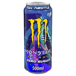 Monster Energy Full Throttle ZERO 500ml x 12 PMP £1.75 (Can)