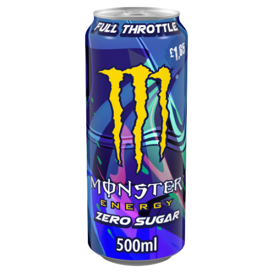 Monster Energy Full Throttle ZERO 500ml x 12 PMP £1.75 (Can)