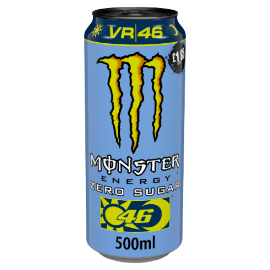 Monster Energy Rossi VR46 ZERO 500ml x 12 PMP £1.75 (Can)