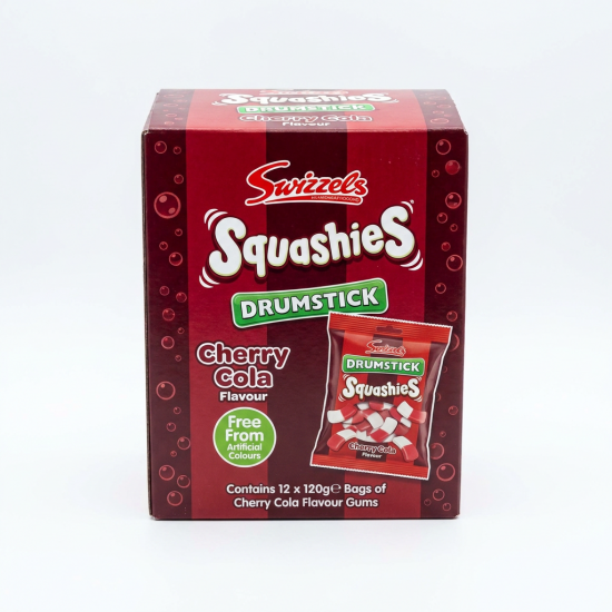 Squashies Cherry Cola Bags 12 X 120g