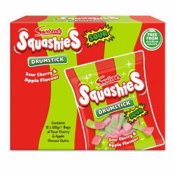 Squashies Sour Cherry & Apple Bags 12 x 120g