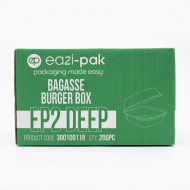 EP2 HP9 White Bagasse Medium Box DEEP 4x50's