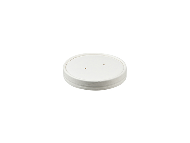 16oz White PE Paperboard Lids 500s