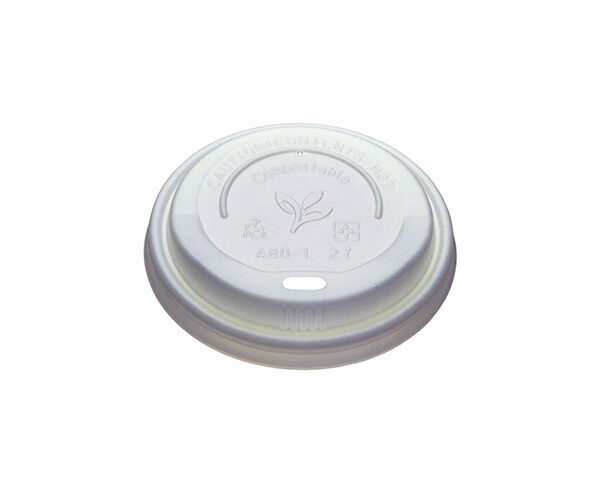 8oz Compostable Domed Lid 1000s