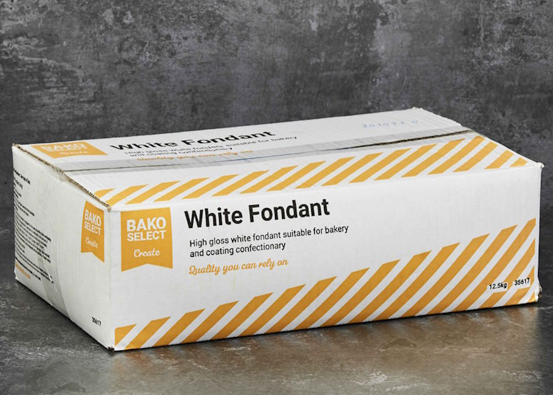 35137 BAKO BLOCK WHITE FONDANT 12.5kg