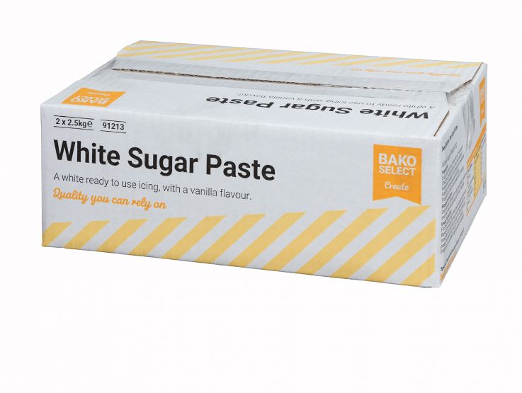 91213 BAKO White Sugar Paste 2x2.5kg
