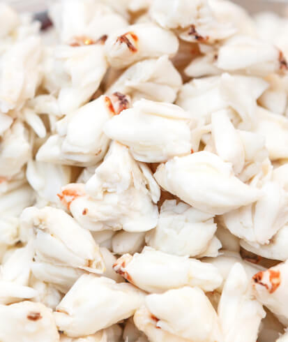 Crab White Meat 500gr Block Frozen