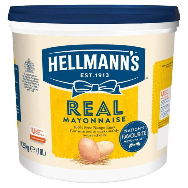 Hellmann's Mayonnaise Bucket Real 10L