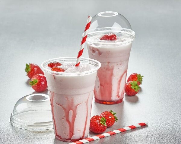 Paper Milkshake Red&White Straw 230mm 250pcs
