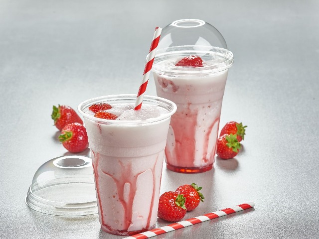 Paper Milkshake Red&White Straw 230mm 250pcs