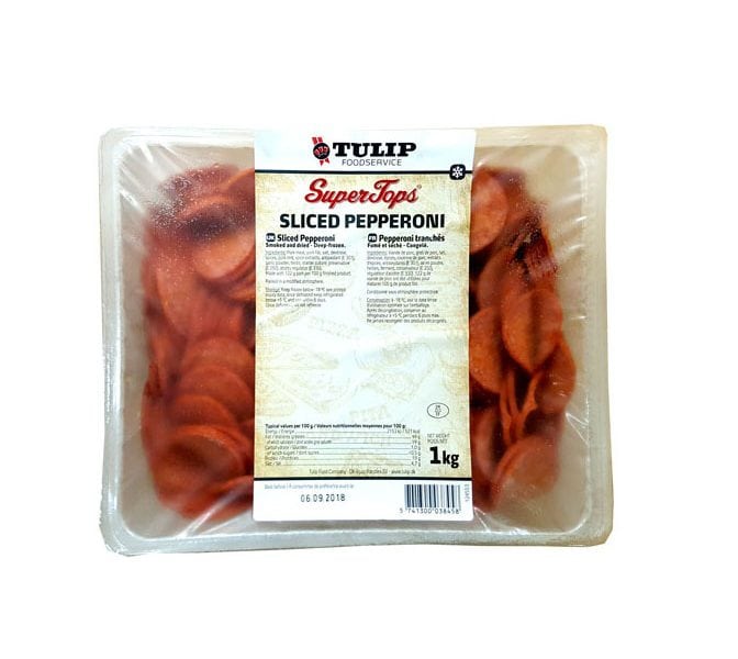 Supertops Sliced Pepperoni 1kg