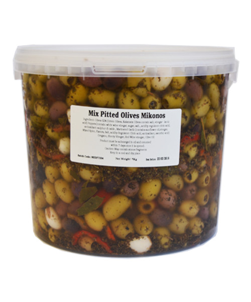 Marinated Olive Mikanis Mix Olives 5kg