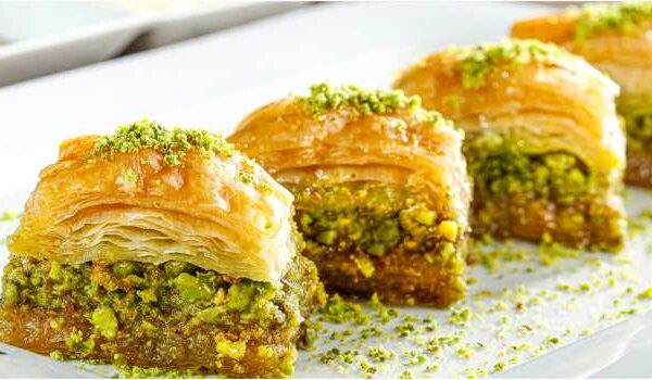 Letsdough Pistachio Baklava 4pcs 12x120gr