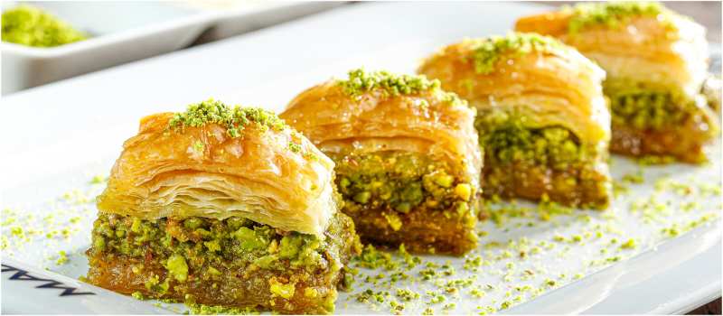 Letsdough Pistachio Baklava 4pcs 12x120gr