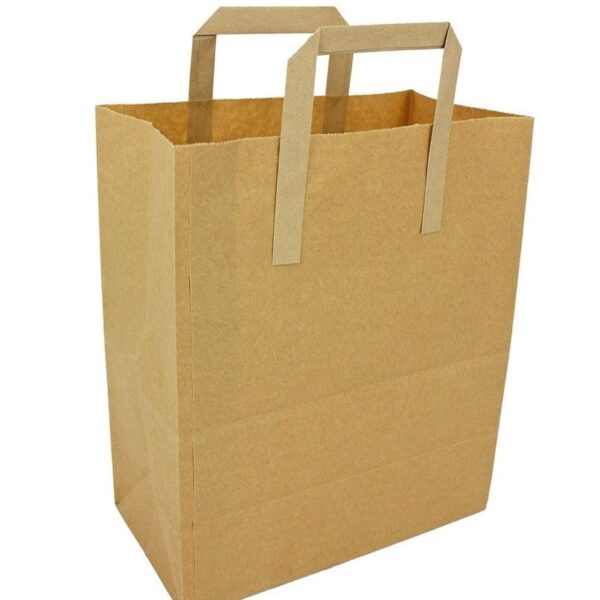 Large Paper Carrier Brown Bag 250pcs