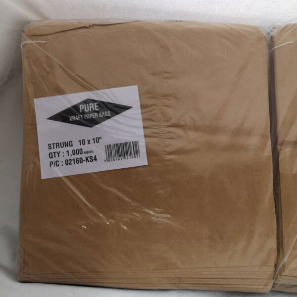 10x10 Brown Paper Bag 1000s