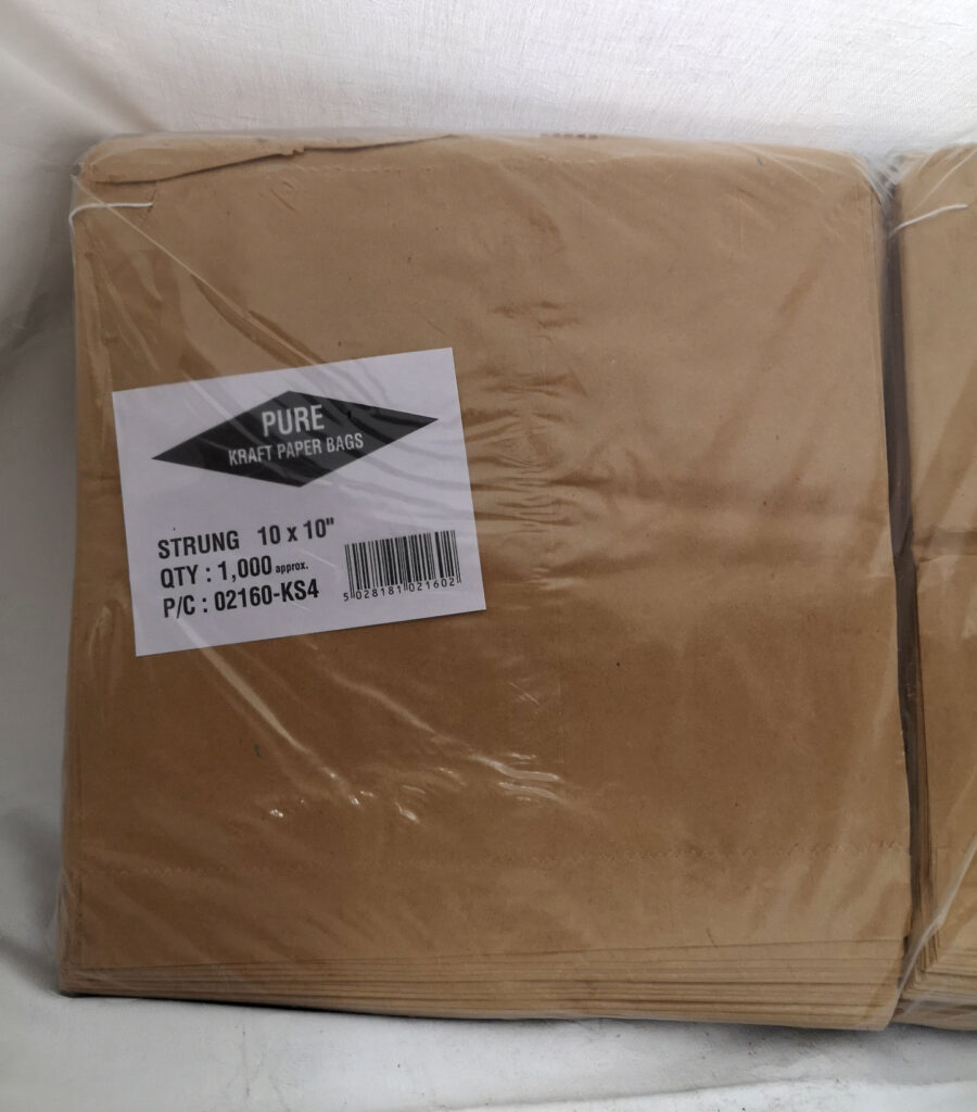 10x10 Brown Paper Bag 1000s